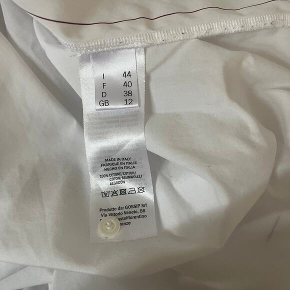 Antonelli Boxy Oversize Button Up Shirt Size 44 US 8 Made in Italy - Picture 12 of 14